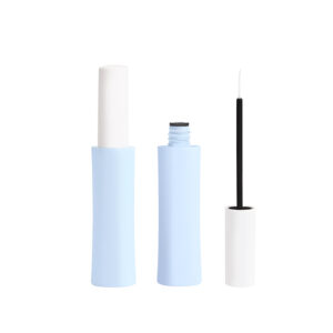 8ml Round Blue Matte Private Label Slim Eyelashes Growth Serum Bottle Lipgloss Tube Containers Mascara Tubes Packaging Container