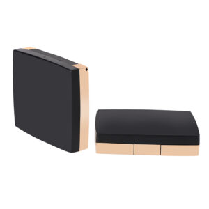 Rectangle 10g square Button Empty Single Layer Press Powder Bottle Foundation Container Cosmetic Compact Powder Packaging case