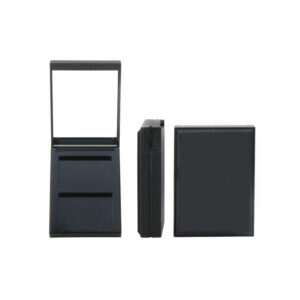 Magnetic 4 Colors 2 Colors Rectangle square With Mirror Flip Cap Makeup Blush Glitter case Eyeshadow Palette Container Packaging