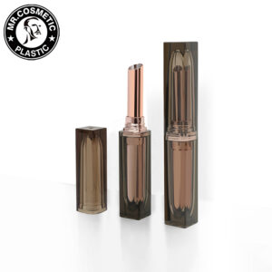 Transparent 2g Wholesale Square Custom Color Private Label Plastic Square Lip Sticks Tube Slim Lip Balm Tubes Lipstick Container