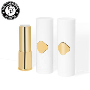 Spring Press Round Shape 3.5g Luxury Empty Plastic Tubes for Lipstick case Lips Stick Lip Balm Packaging Lipstick Tube Container