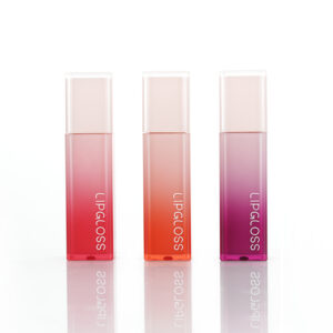 Custom Color Applicator Private Label Square 4ml Plastic Lip Tints Bottle Empty Lipstick Container Lipgloss Tube Lip Gloss Tubes