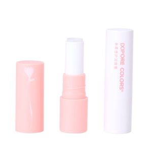 Customize 3.5g Rotate Cap Round Wholesale Airtight 11.1mm Flat Lipstick Tubes Packaging Stick Containers Lip Balm Tube Container