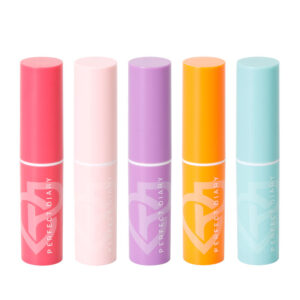 Round 11.1mm Wholesale Oblique 3g Empty Plastic Customize logo Color Chapstick Makeup Container Lipstick Packaging Lip Balm Tube